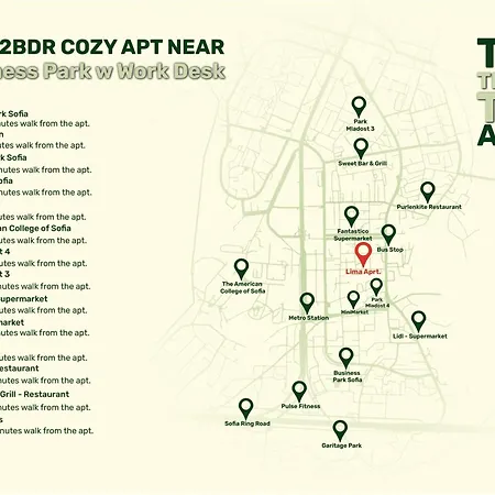 Lima 2bdr Cozy Near Business Park W Work Desk * Sofia
